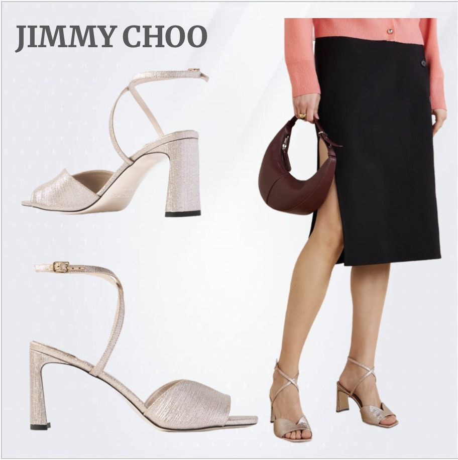 【JIMMY CHOO】Karli 75 ルレックス サンダル、トレンド