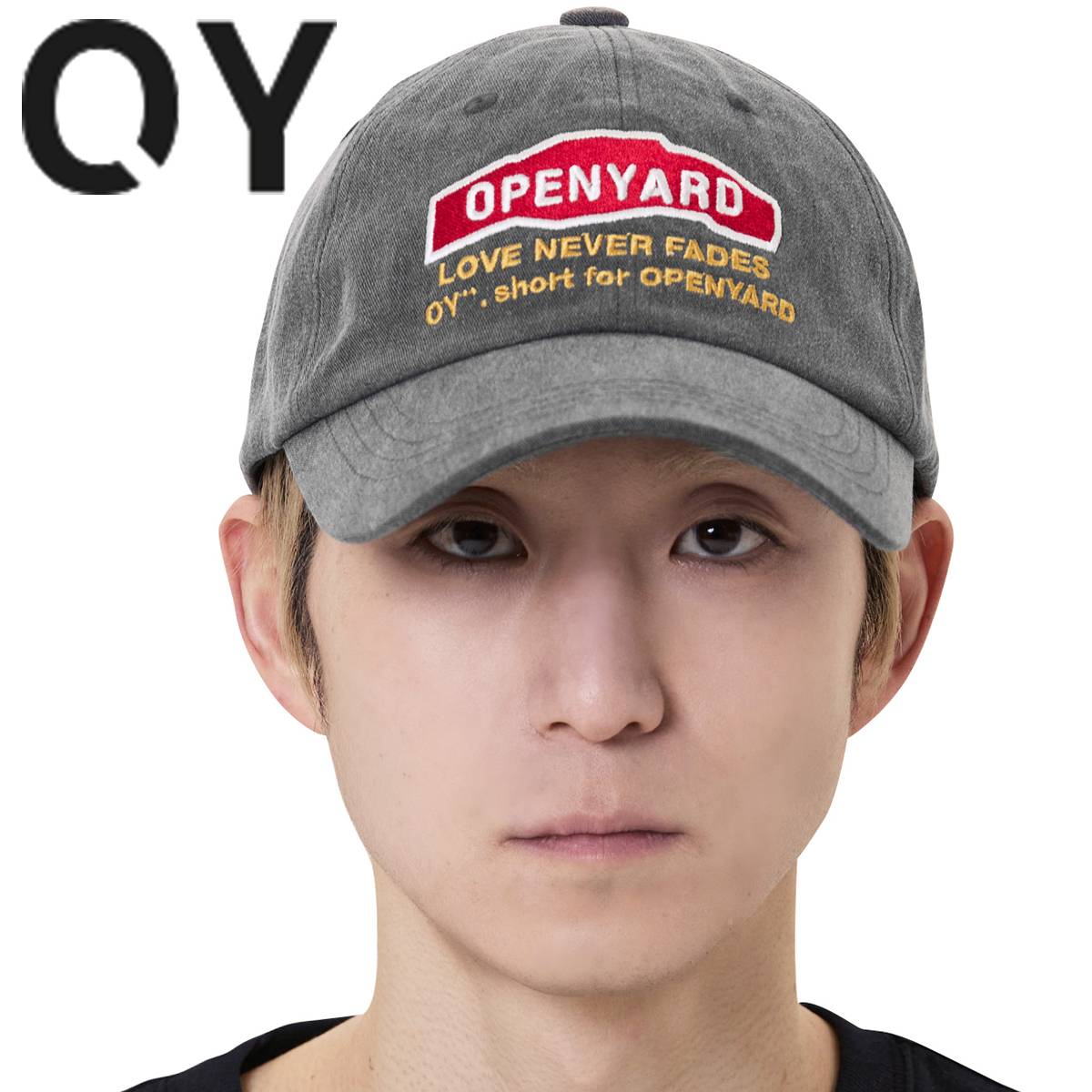 ★OY★RUGGED LOGO CAP - CHARCOAL★正規品/韓国直送料込/人気