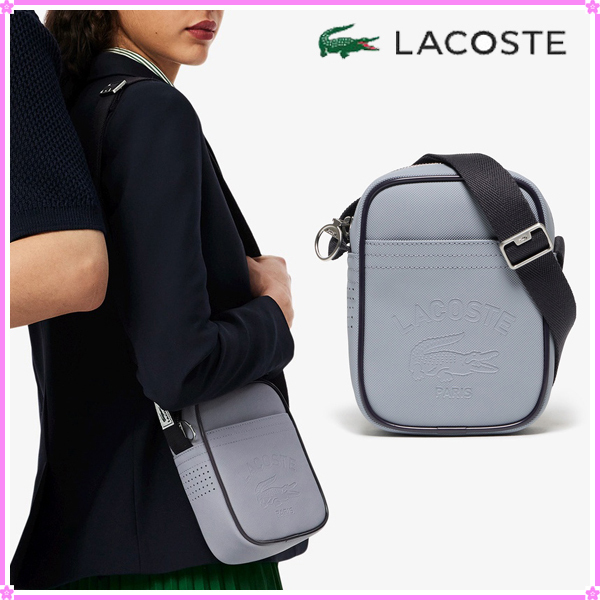 【LACOSTE】Club 1930 Vertical Camera Bag_NU4964U(SUCKS BLUE)