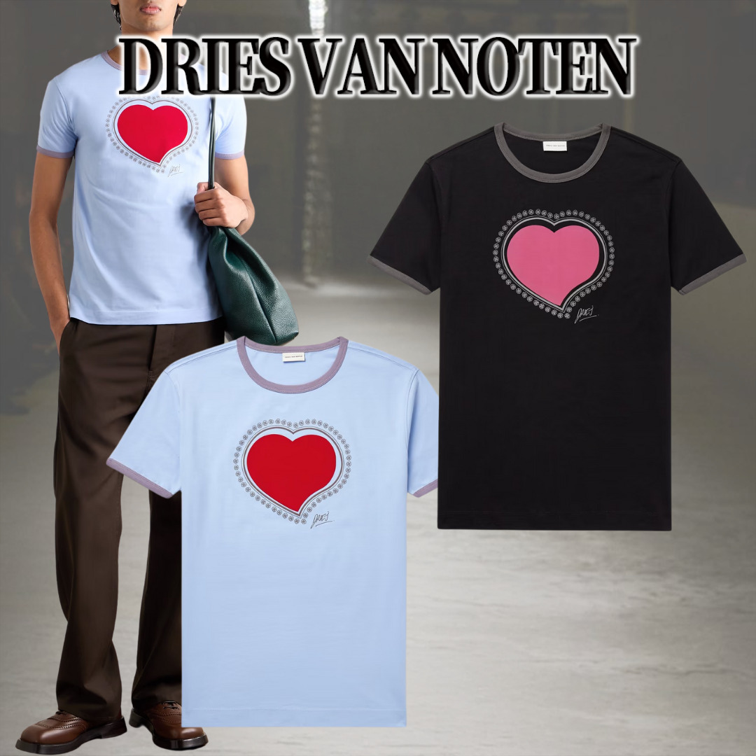 【更なる前進へ】Dries Van Noten アップリケコットンTシャツ