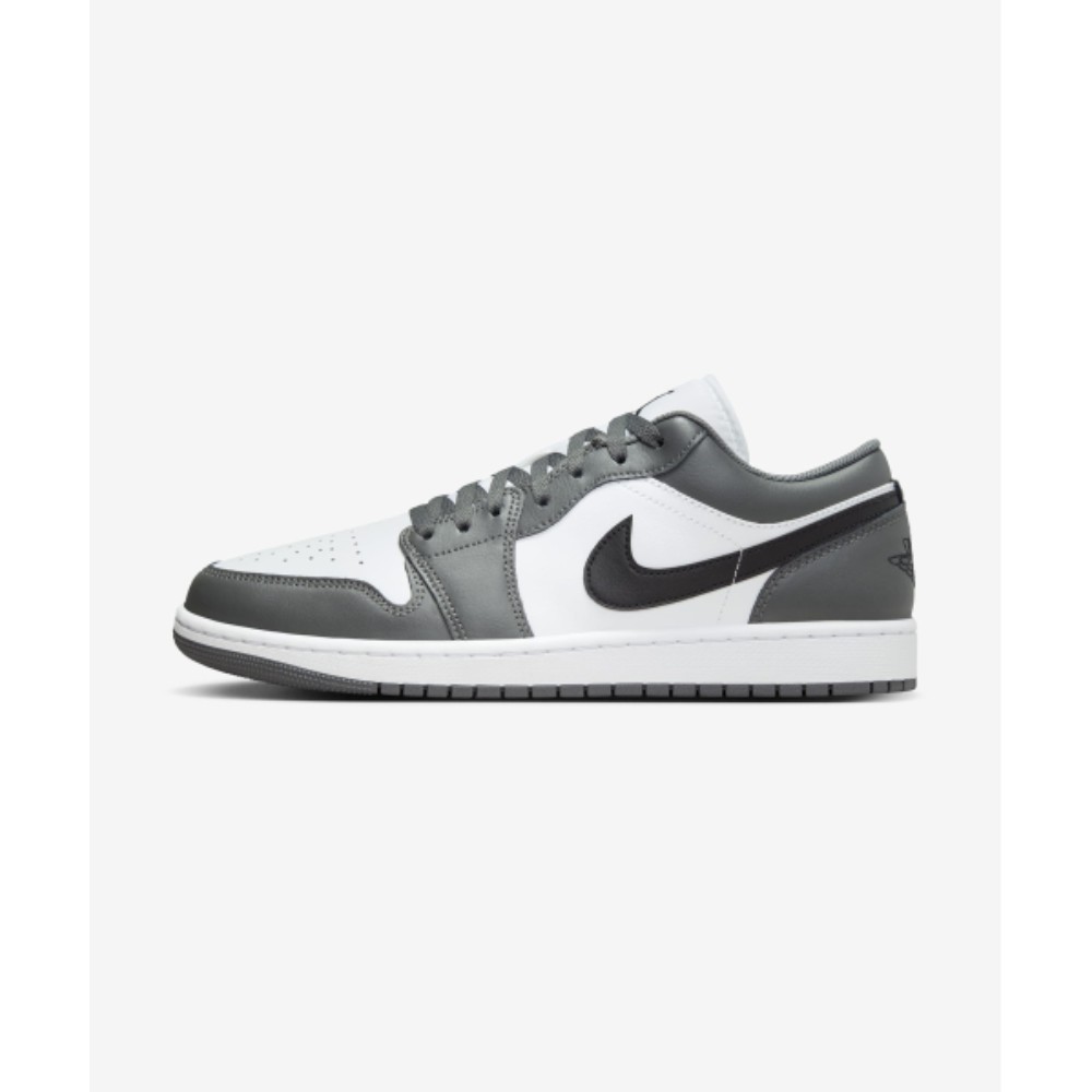 ★Nike★ Air Jordan 1 Low M Iron Gray White Black 553558152