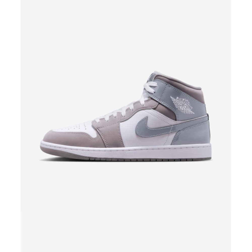 ★Nike★ Air Jordan 1 Mid SE M White Medium Grey Cool Grey H
