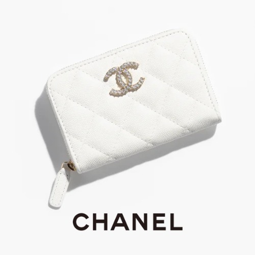*CCロゴがエレガント♡*【CHANEL】 ジップコインパース