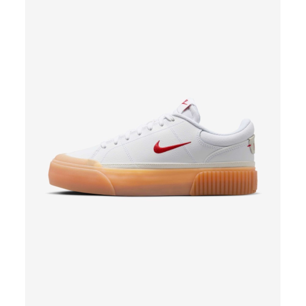 ★NIKE★ Court Legacy Lift W WhiteGum YellowSail University