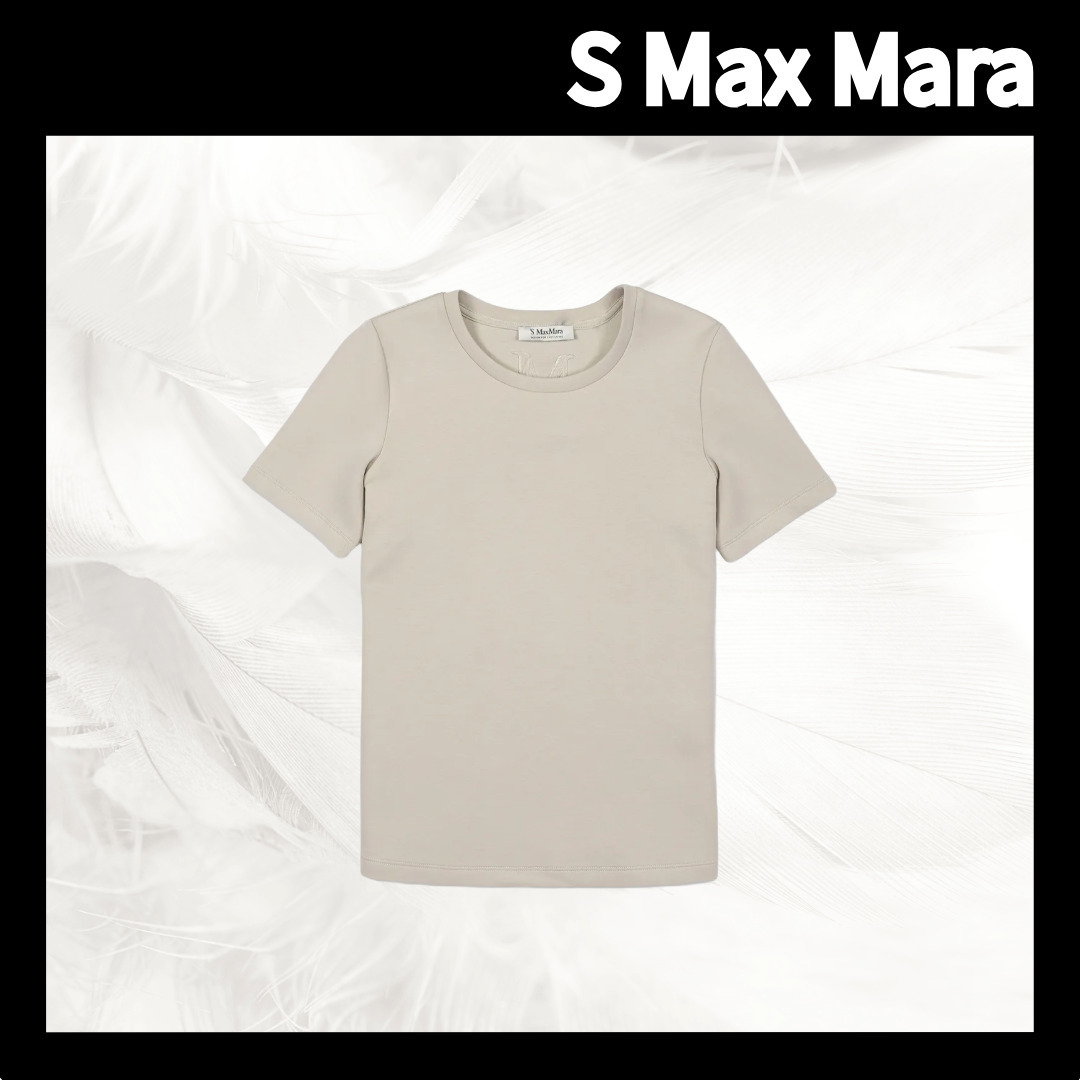 【S Max Mara】TUBO short-sleeved T-shirt/全国送料無料