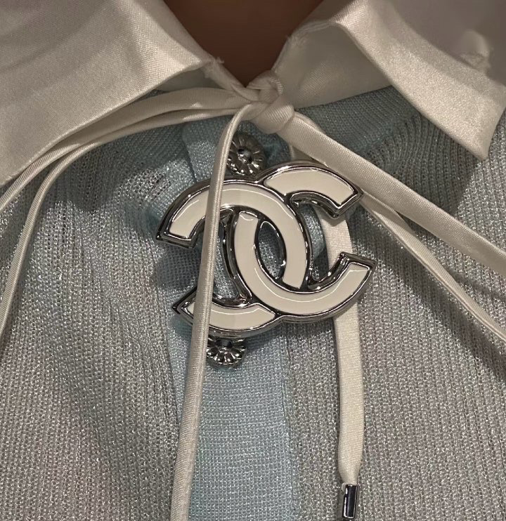 シンプルだけど存在感がある 重ね付け集めたい CHANEL ブローチ