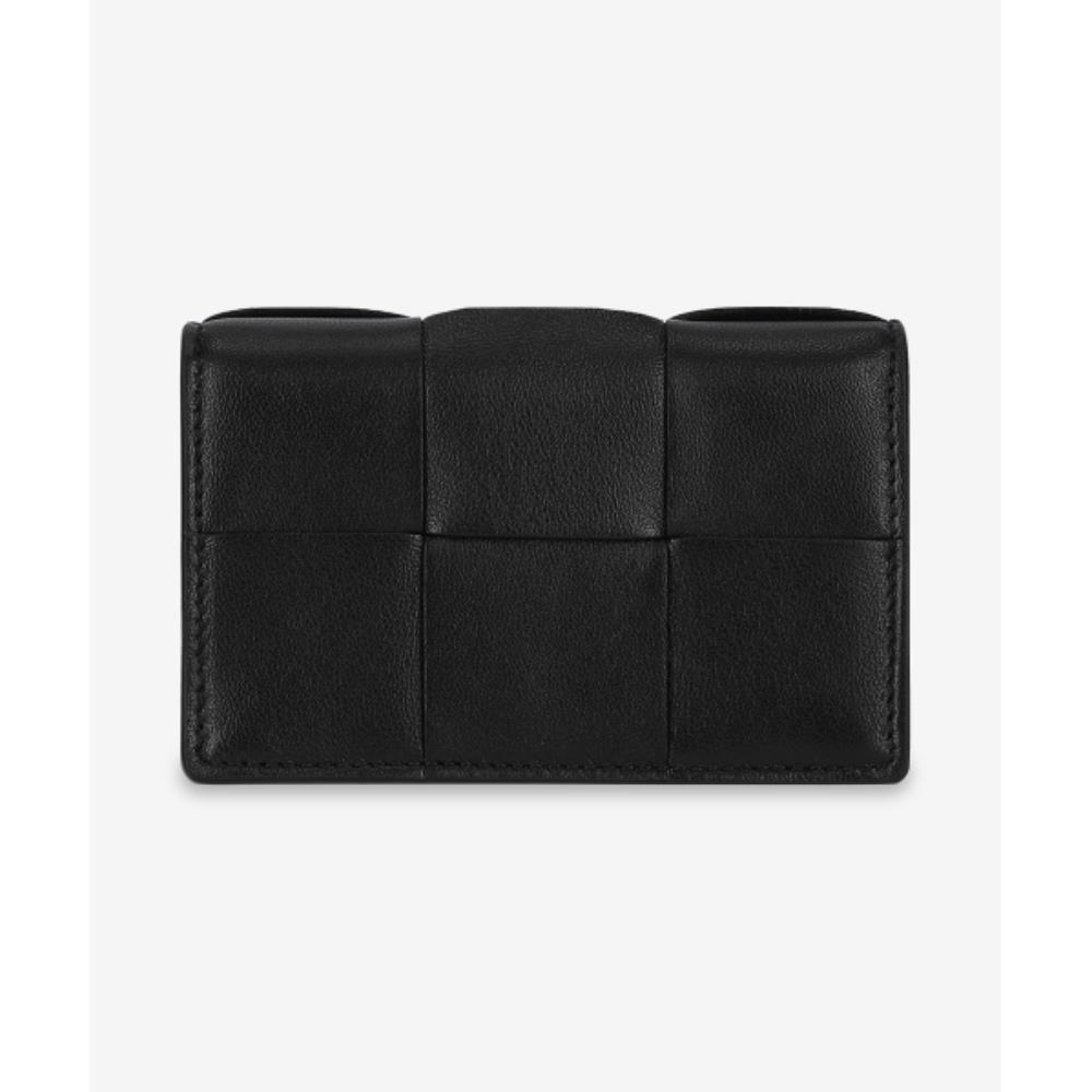 ☆BOTTEGA VENETA☆ Cassette Business Card Case Black 814644V