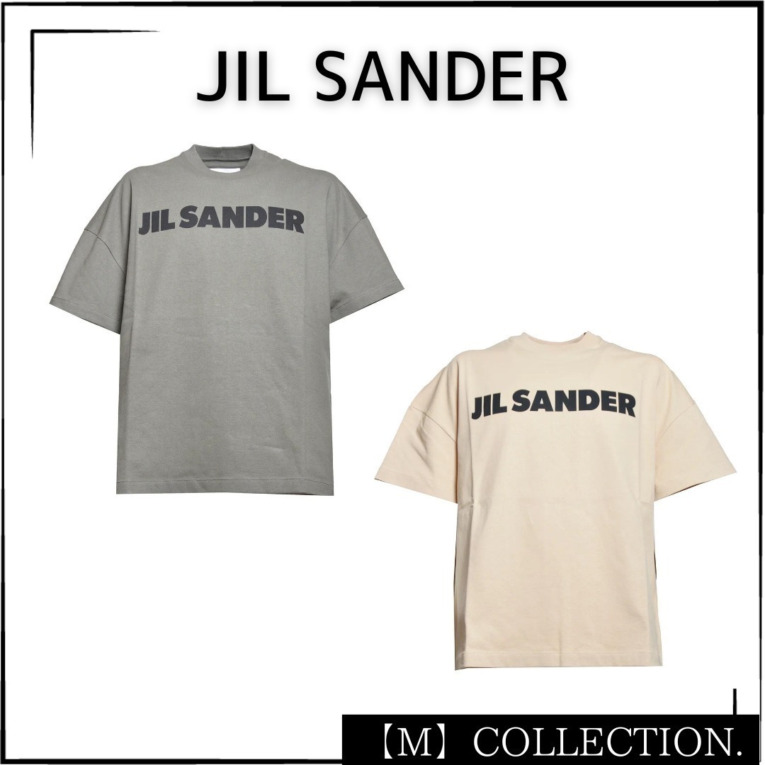 Jil Sander ロゴプリント クルーネックTシャツ Jil Sander ロゴ プリント クルーネック Tシャツ