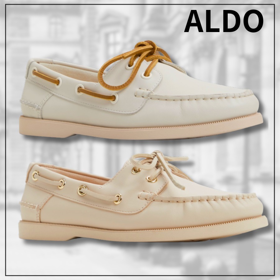 【追跡あり！】ALDO レザーボートシューズ★毎日をStylishに彩る