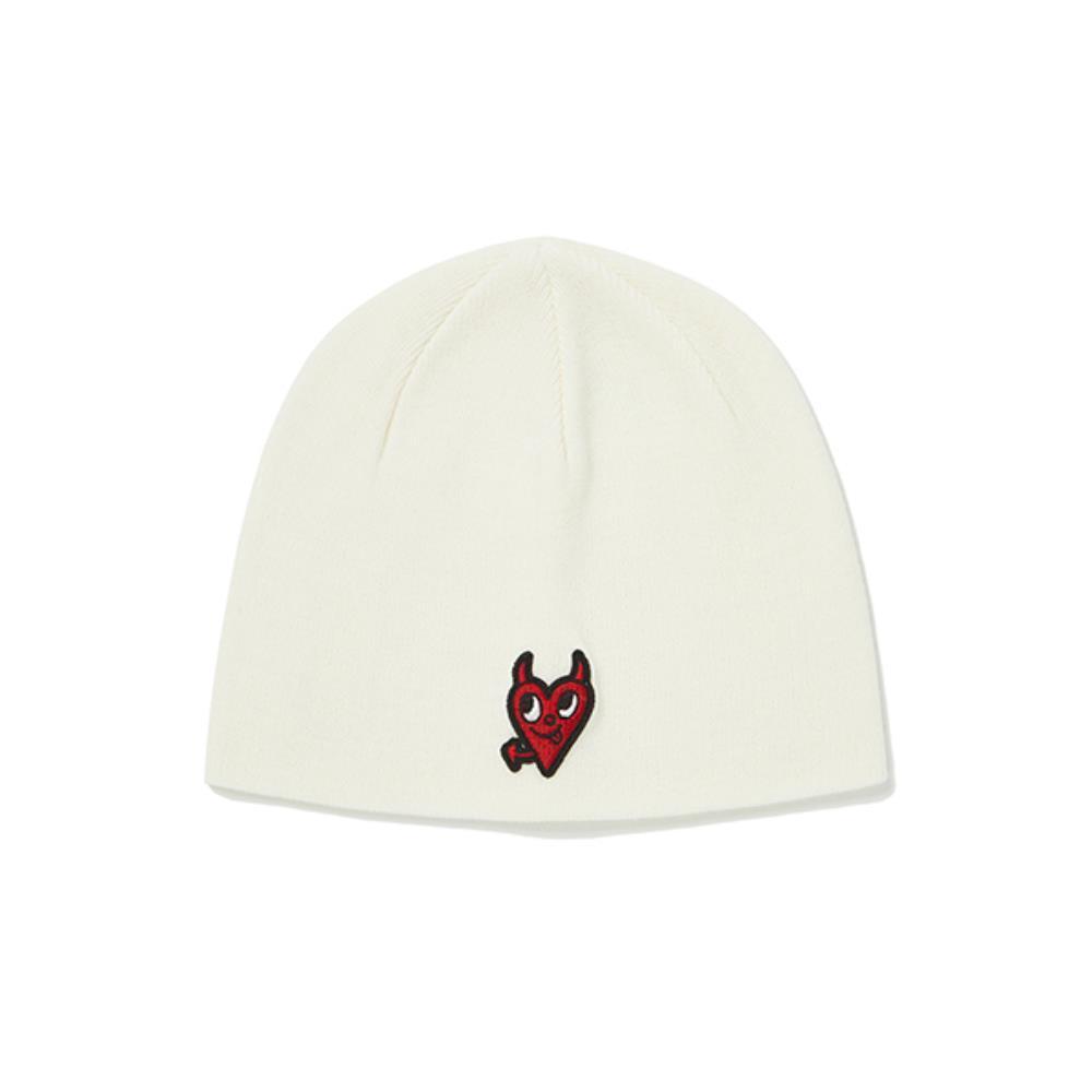 ☆WKNDRS☆ DEVIL BEANIE WHITE WS2401BN02WT