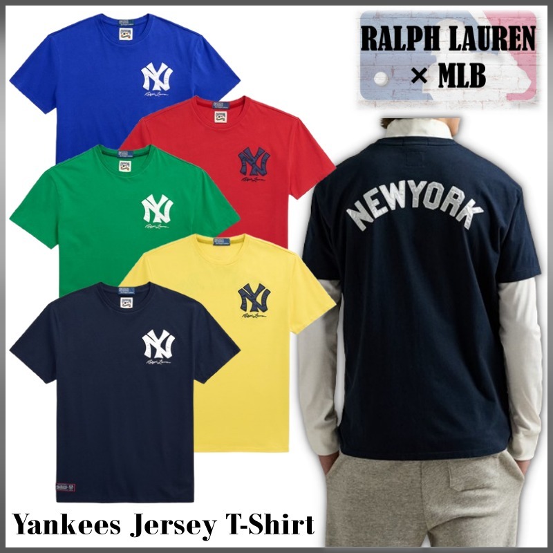 【RALPH LAUREN × MLB】Yankees Jersey T-Shirt ◆ヤンキース