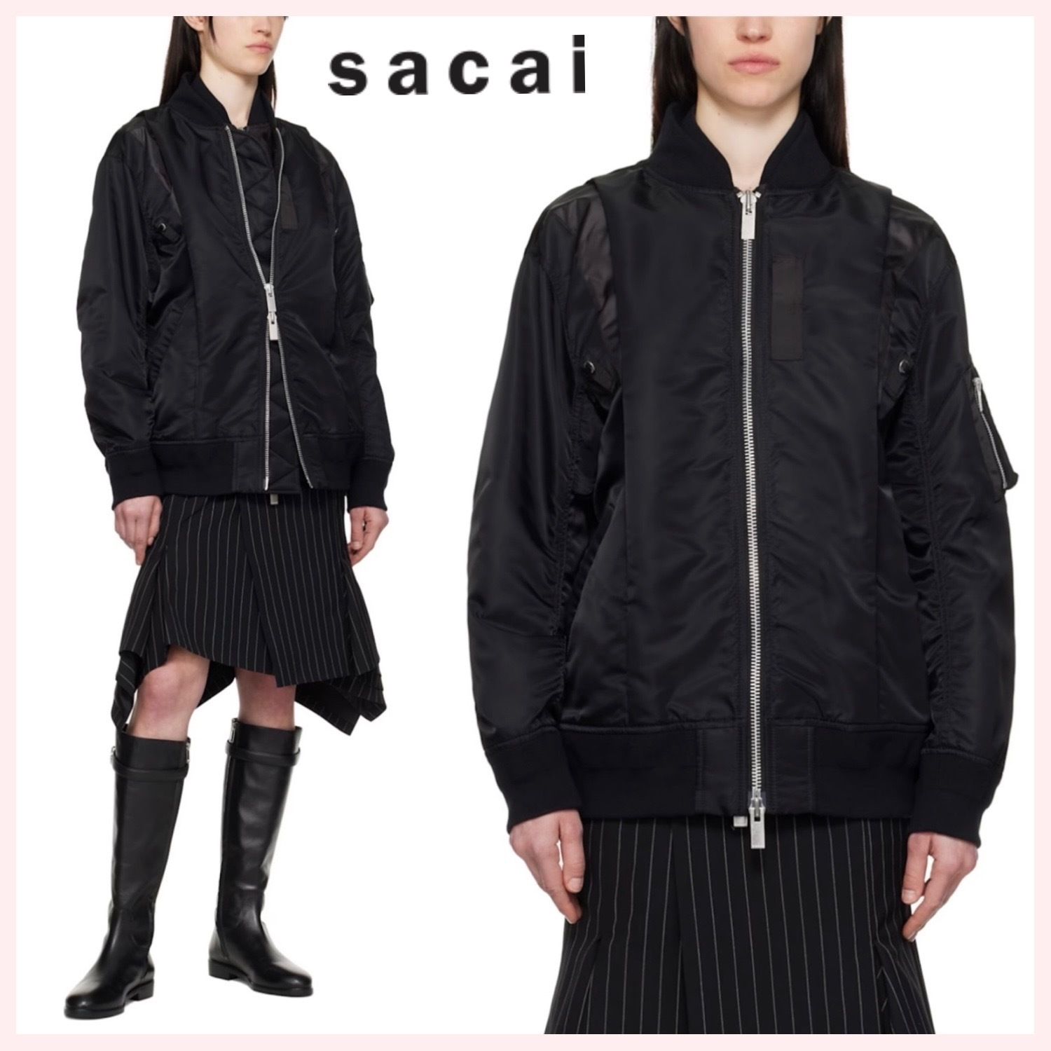 ★sacai★関税込♪NEW♪Nylon Twill Blouson