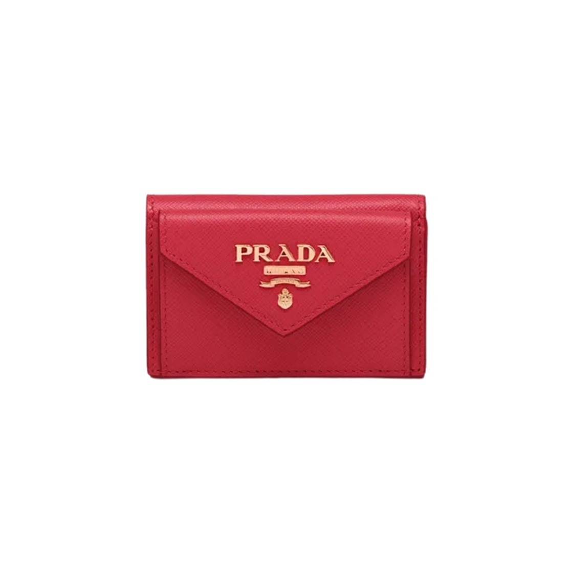 【人気/関税/送料込み】 Prada Small Saffiano Leather Wallet F