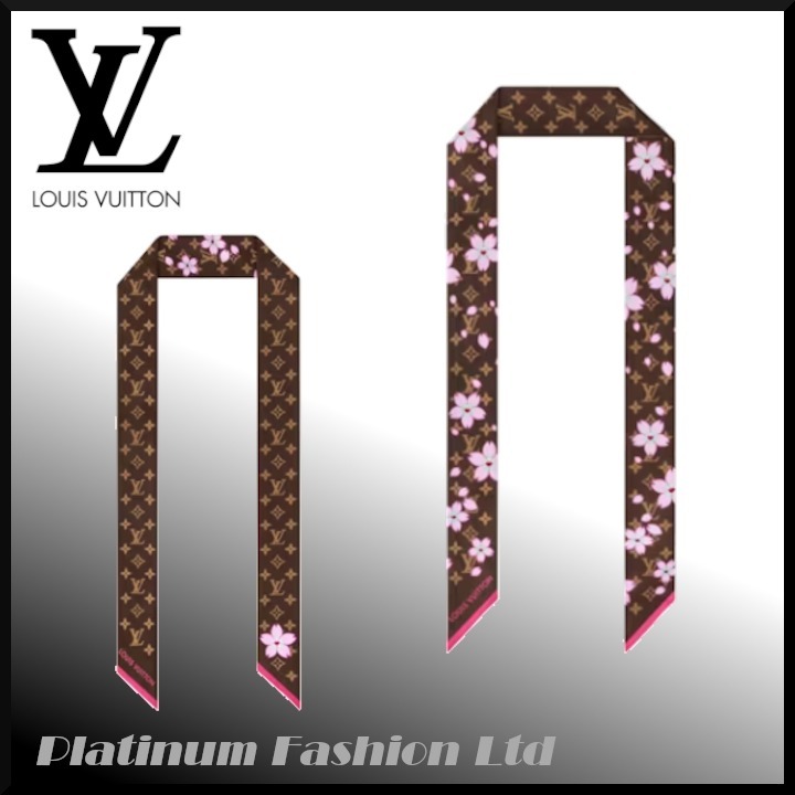 LOUIS VUITTON 桜花柄 スカーフ 村上隆 コラボ - メルカリ