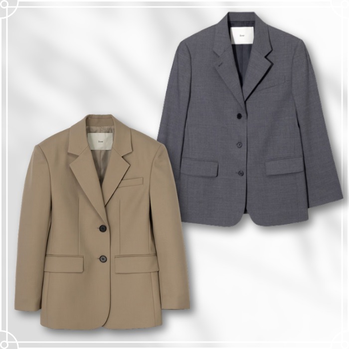お早めに！■Dunst■ ダンスト ESSENTIAL WOOL BLAZER /2色