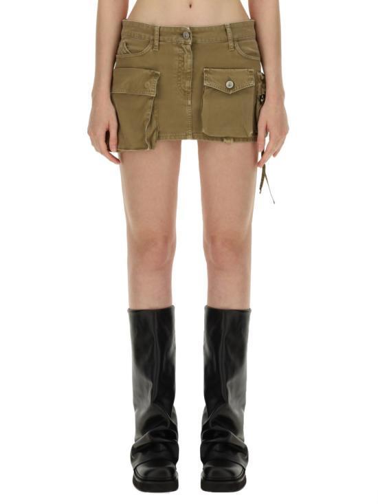 ミニスカート THE ATTICO Women Mid Skirts 247WCS136 BROWN
