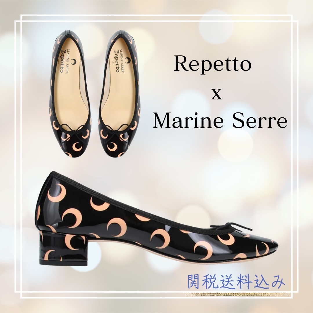 国内完売商品！Repetto x Marine Serre◆Camille Ballerinas