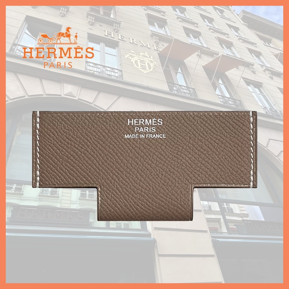 【オシャレさん必見♪】 HERMES   カードケース  Hポケット