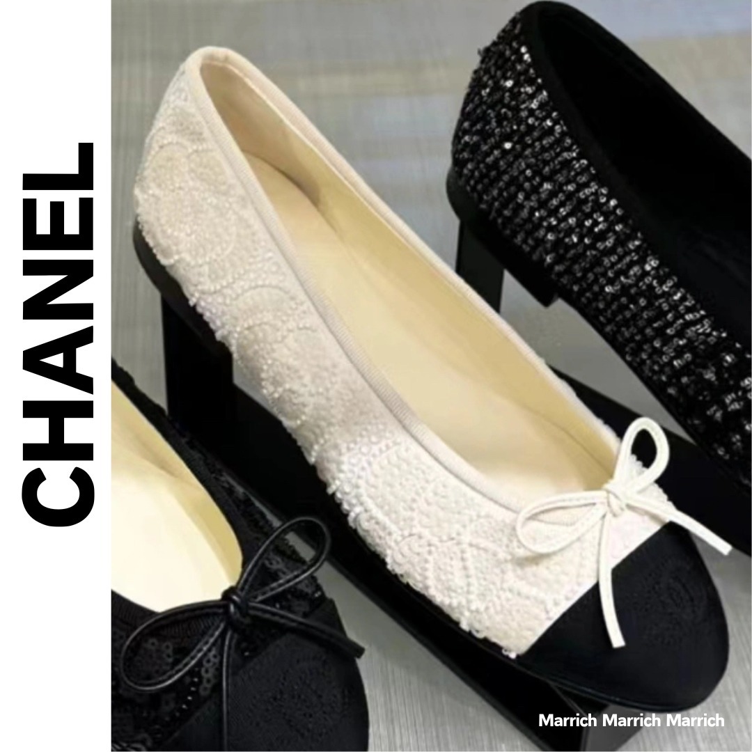 CHANEL《オシャレ感アップ》バレエ フラットシューズ