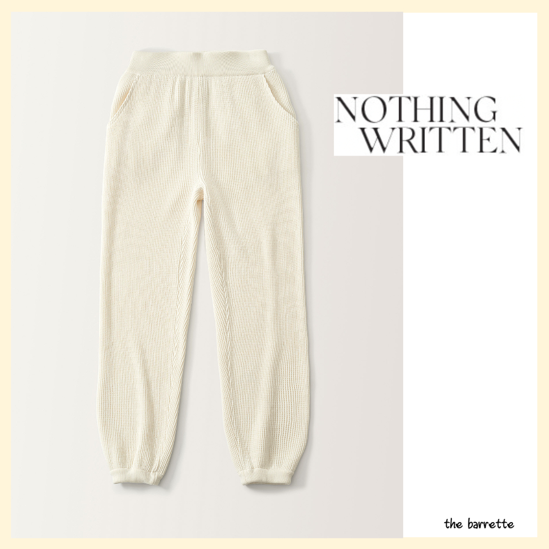 [NOTHING WRITTEN] Waffle ニットパンツ / 韓国ブランド