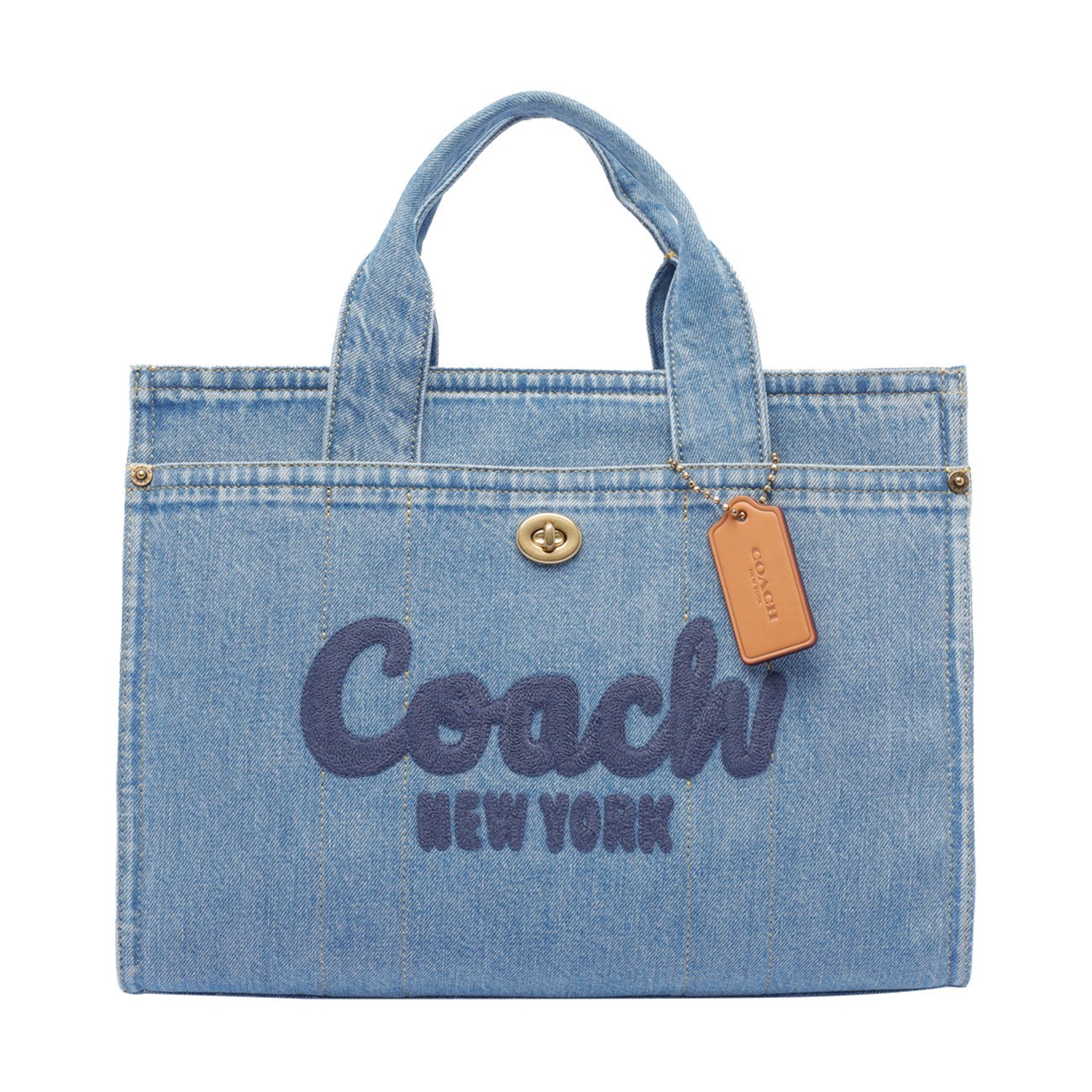 トートバッグ Coach DENIM CARGO TOTE BAG