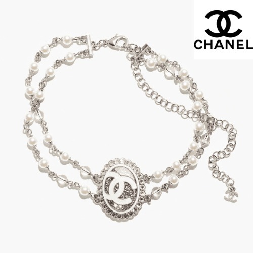 **25C 2連&ブローチモチーフで華やか**【CHANEL 】チョーカー