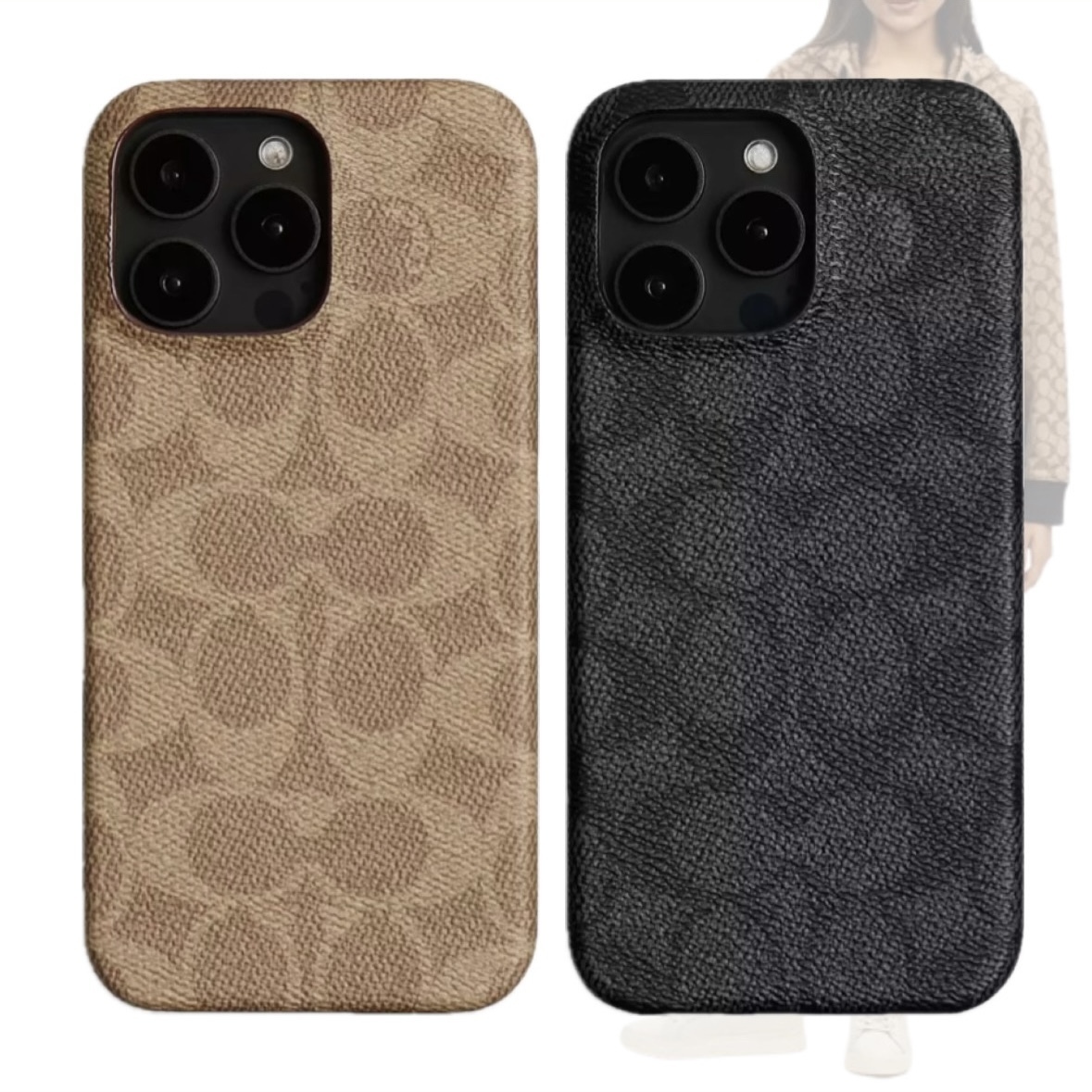 【 COACH 】 IPHONEケース (16、16pro、15、15+、15pro)