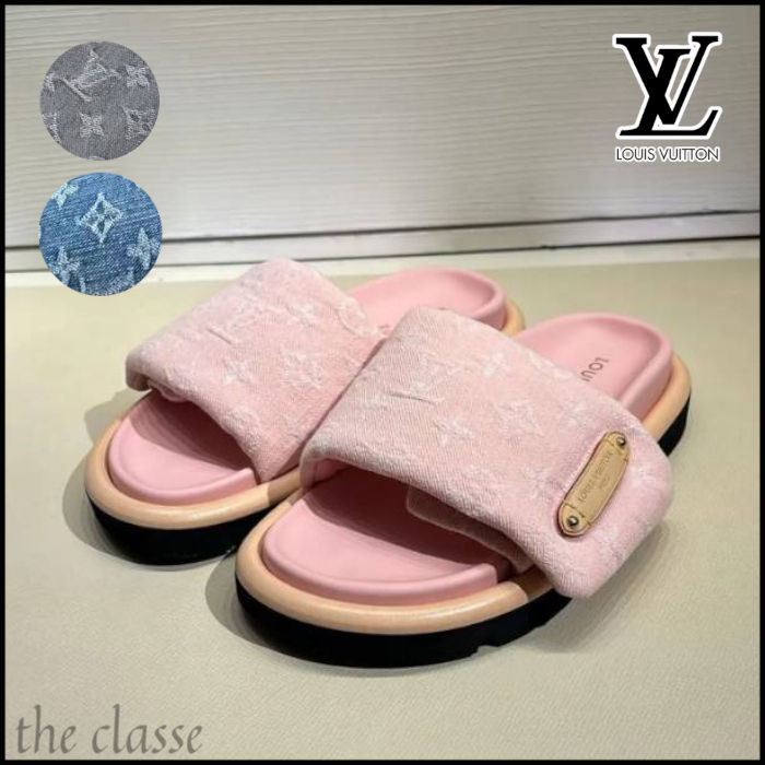 【3色展開☆】お出かけにも大活躍♪ LouisVuitton サンダル