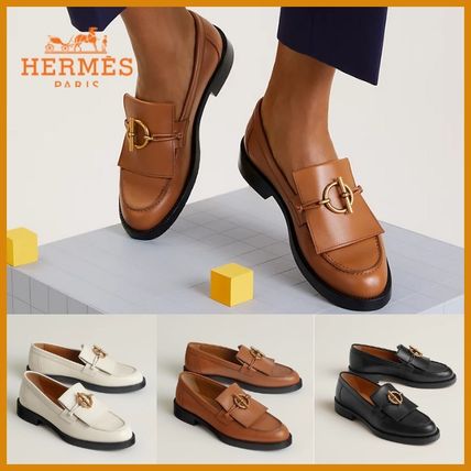【洗練された足元を作る◎】HERMES ローファー Impact グレナン ゼログランド メリット レザー ローファー womens. 29000