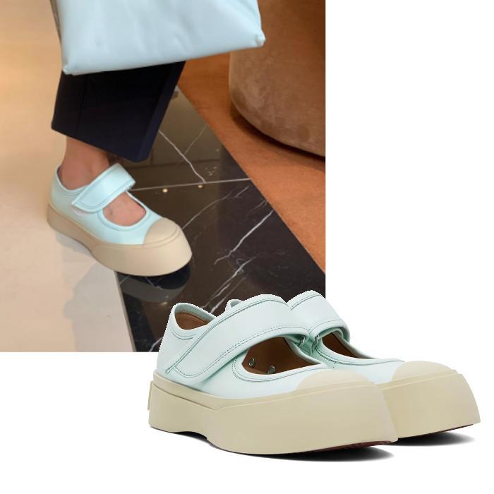 【メリージェーン】MARNI ナッパレザー スニーカー PABLO
