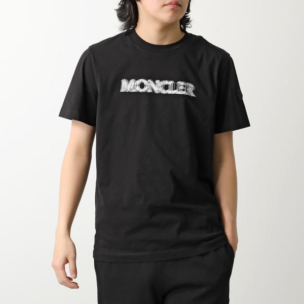 MONCLER Matt Black Tシャツ 8C00005 89A17 半袖