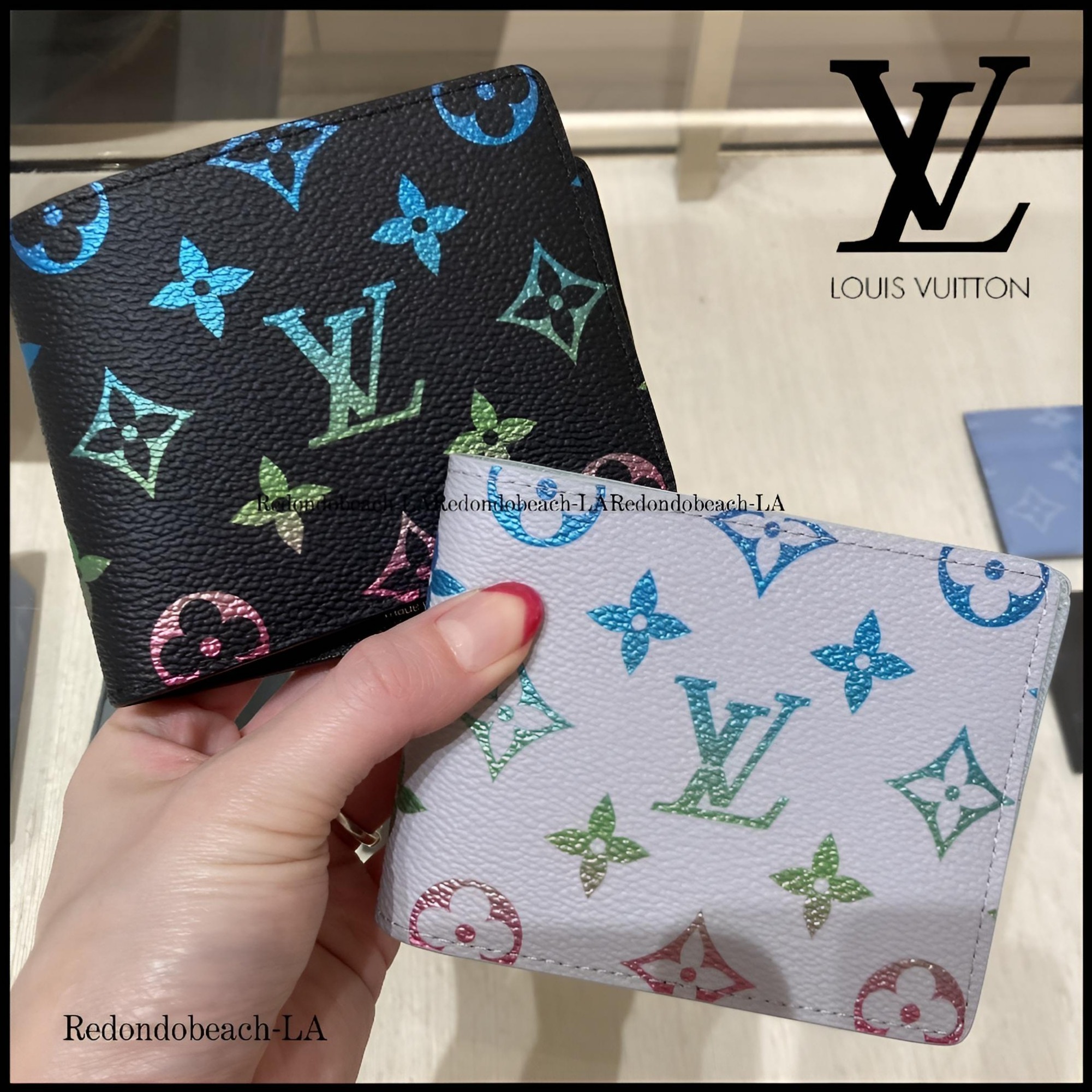 【日常をカラフルに明るく】LOUIS VUITTON★Slender折り畳み財布