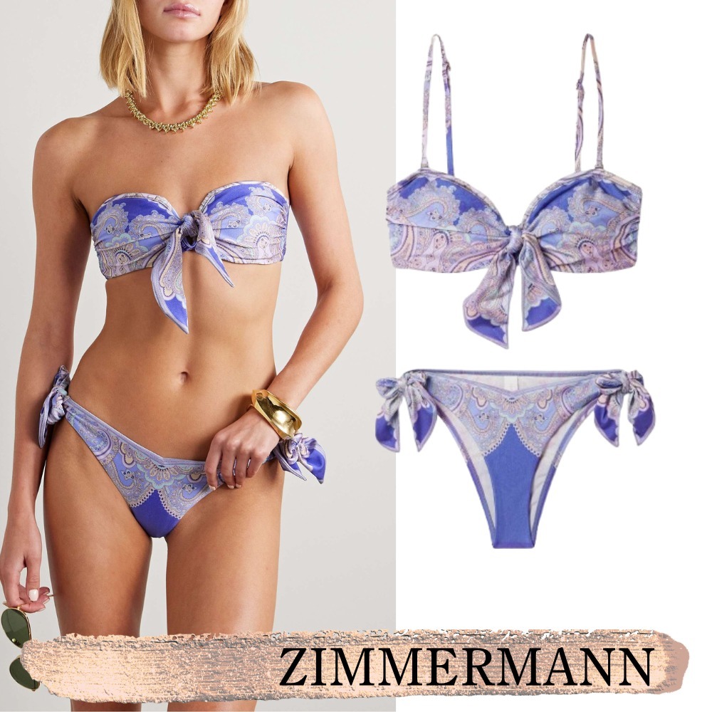 ZIMMERMANN☆関税込☆マキシン コンバーチブル ペイズリービキニ