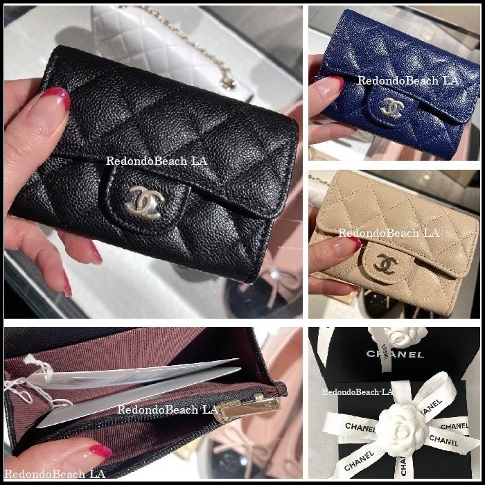 【超実用的な新デザイン】★CHANEL★二つ折り財布★数量限定