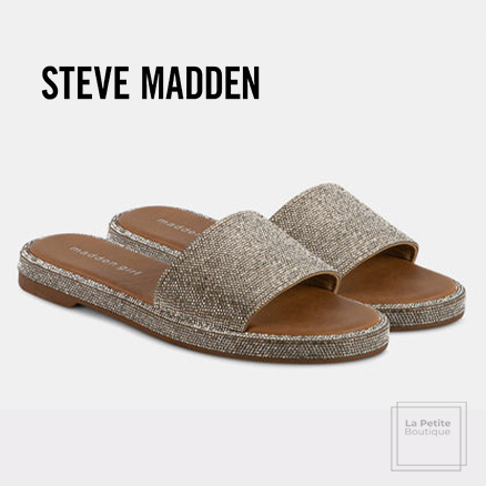 【Steve Madden】キラキラ・ラインストーン☆フラット・スライド