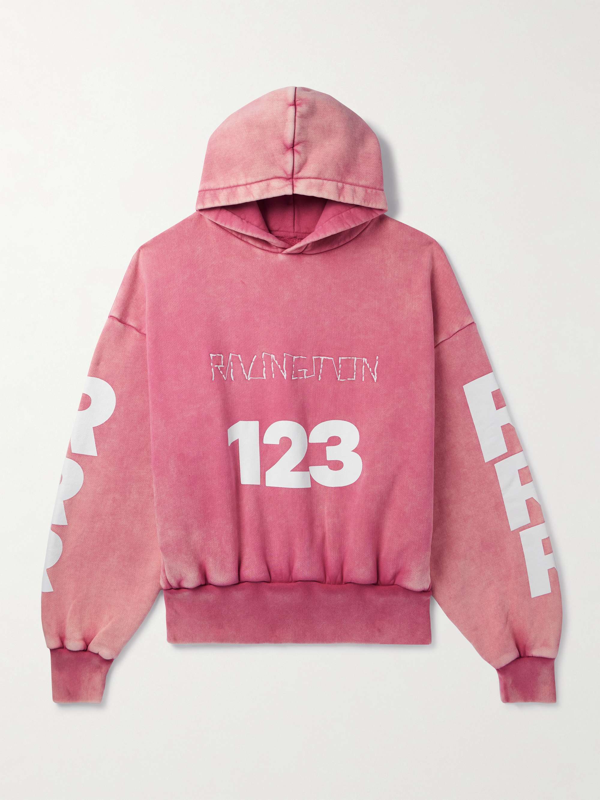 RRR123 USO-123 コットンジャージー パーカー 2色○関送無料○ RRR123☆関税込☆USO-123 ロゴ刺繍コットンジャージーパーカー
