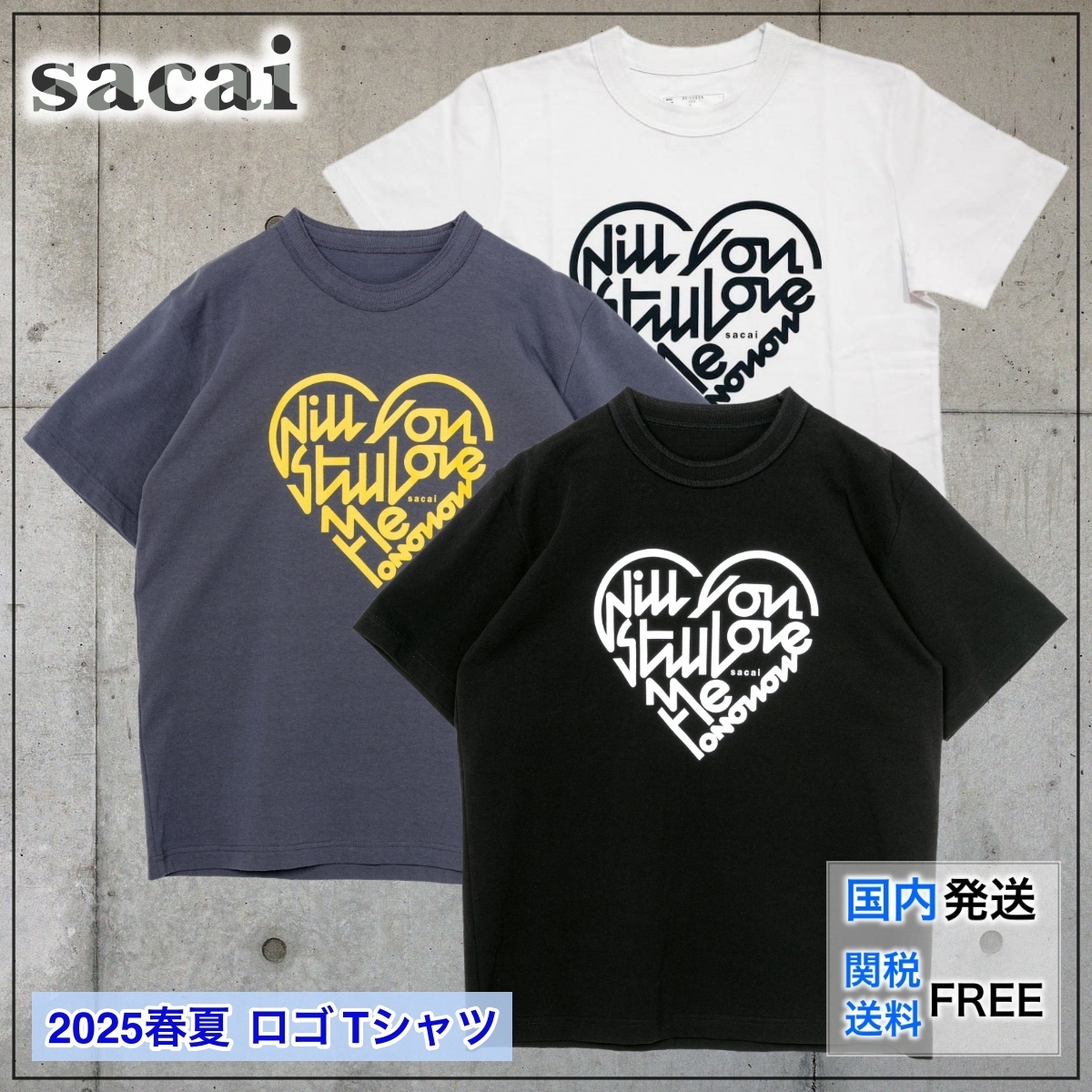 【国内買付】sacai Print T-Shirt サカイ Tシャツ UNISEX