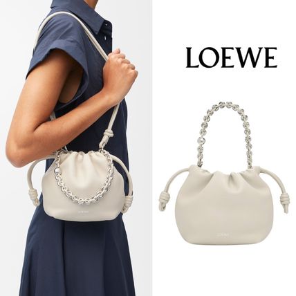 ホワイト（白）系 LOEWE(ロエベ) ショルダーバッグ・ポシェット