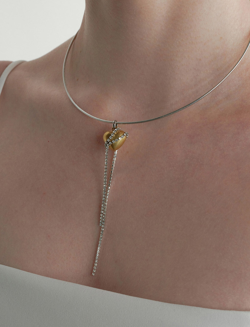 ネックレス・ペンダント Monday Edition _ Moonlit Heartstrings Wire Necklace Monday Edition _ Moonlit Heartstrings Wire Necklace (Monday