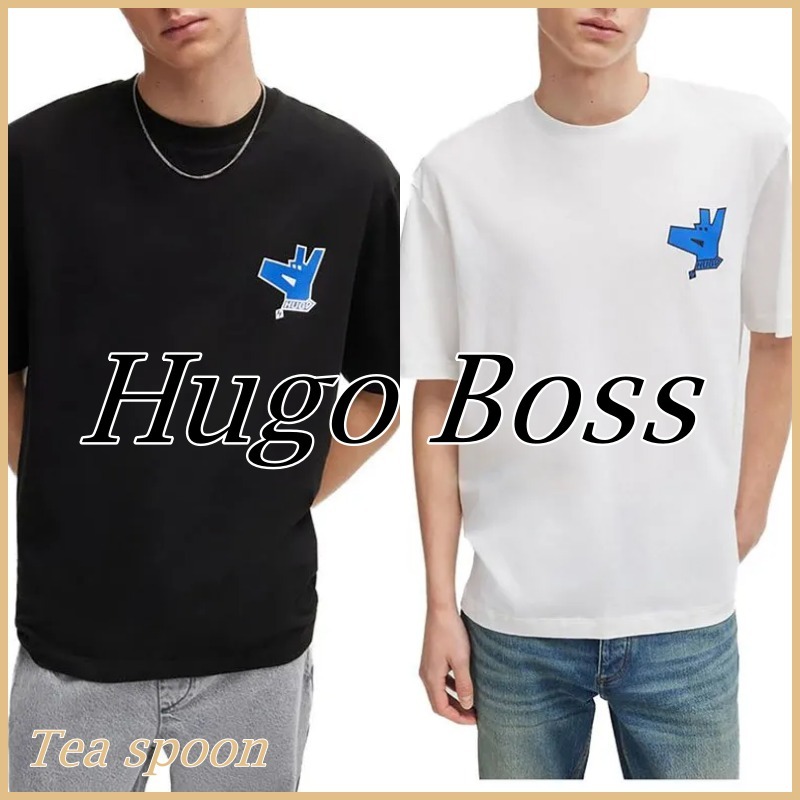 HUGO BOSS◆Nollico スクリーンプリント ロゴTシャツ 2色 送料込