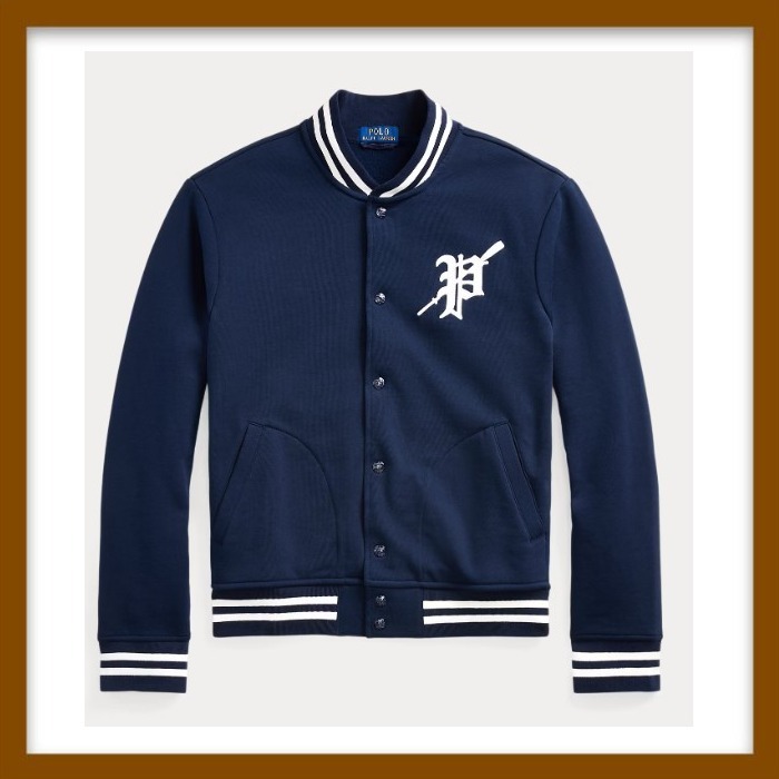【Polo Ralph Lauren】フリースベースボールジャケット