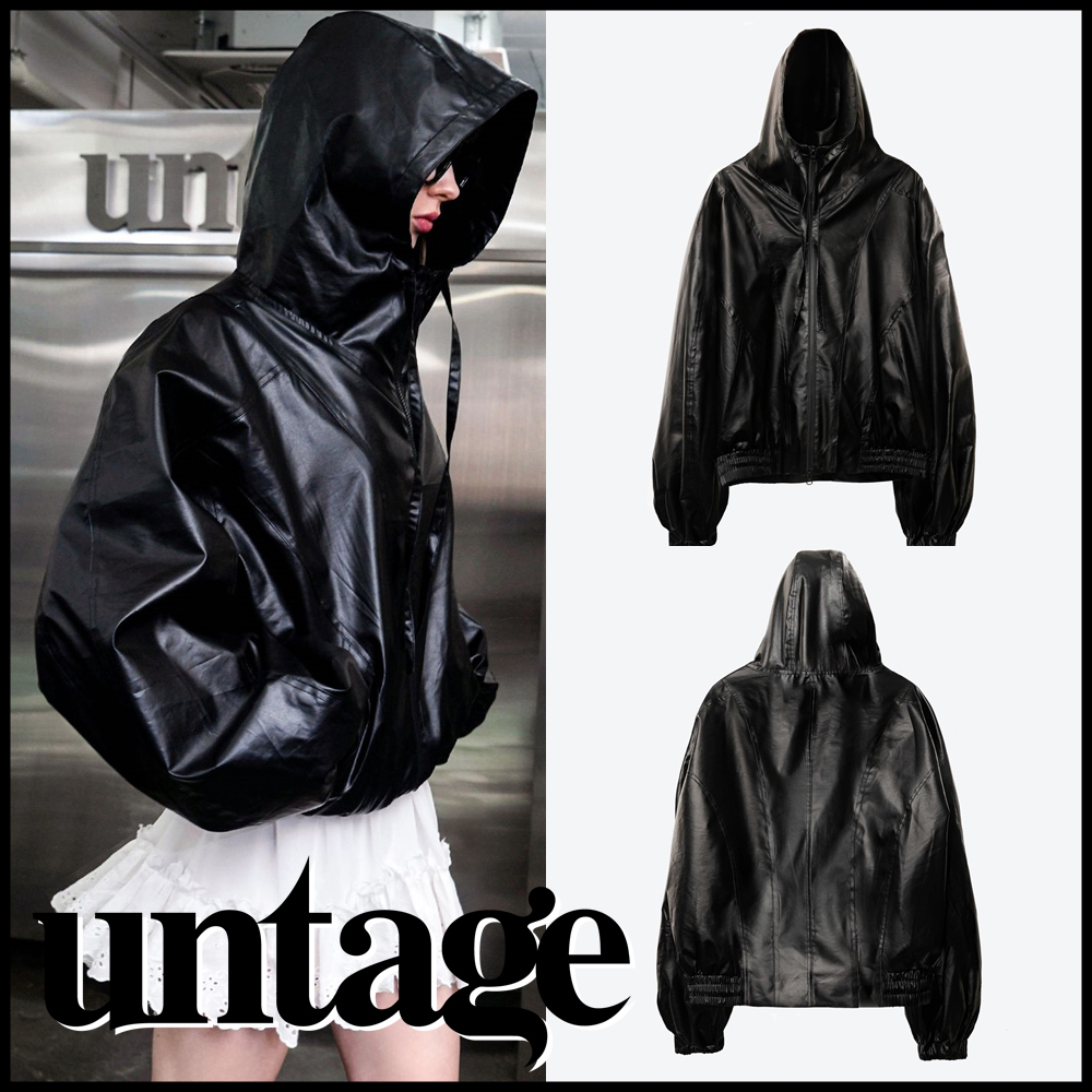 UNTAGE ■ UTG Hooded Blue Jacket (UNISEX) フーディ