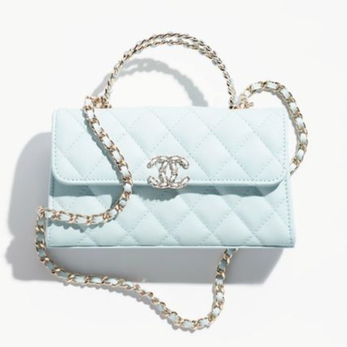 《上品な色合い♪》CHANEL トップハンドル ショルダーバッグ