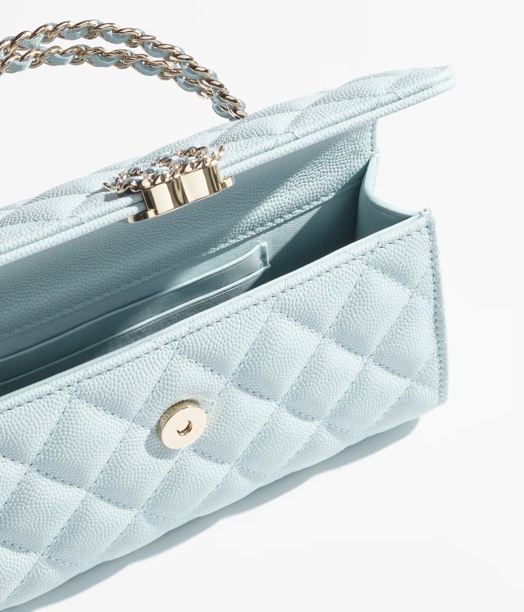 《上品な色合い♪》CHANEL トップハンドル ショルダーバッグ