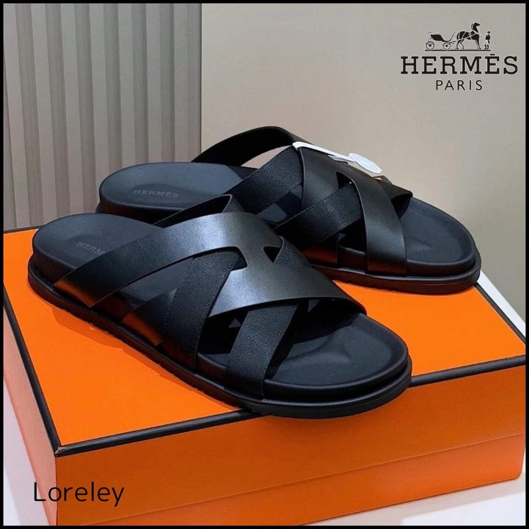 【編み込みがオシャレ♪】HERMES Kazimir サンダル エルメス