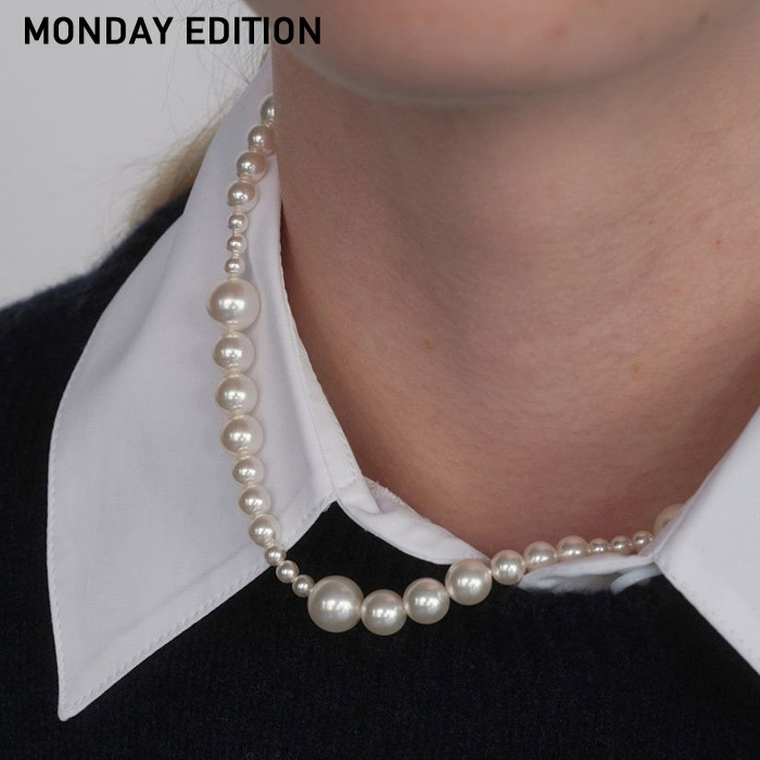 [MONDAY EDITION] spiny pearl necklace ネックレス