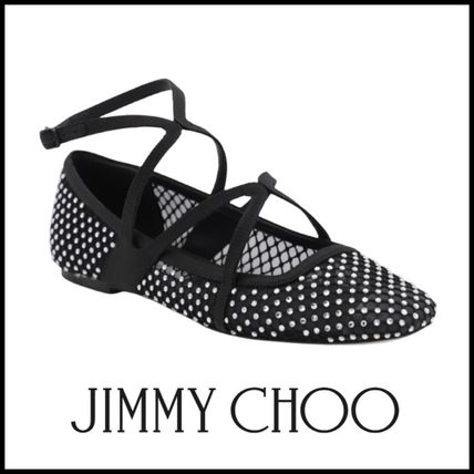 アウトレット】【ラスト1点】JIMMY CHOO ジミーチュウ フラット