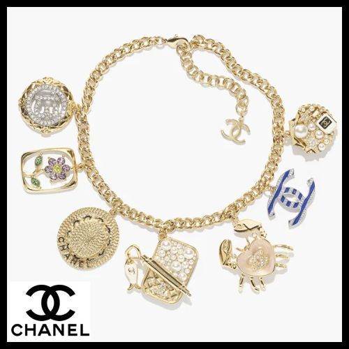 **チャームが可愛い☆**【CHANEL】 CCロゴ ネックレス