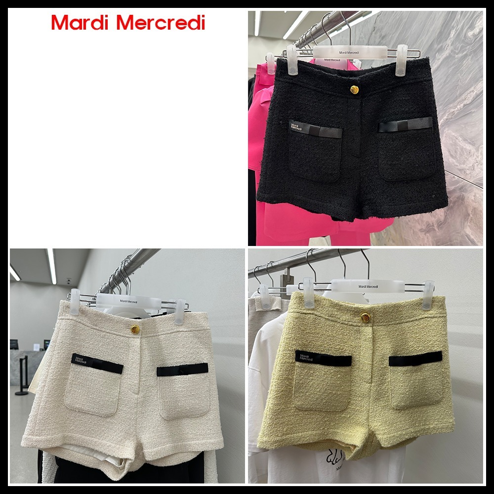 ★MARDI MERCREDI★SPRING TWEED SHORTS★大人気★