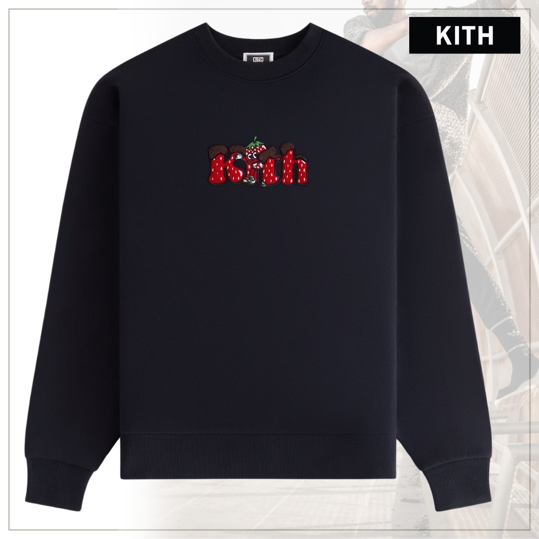 堂々スタイルアップ【Kith】Strawberry Nelson Crewneck